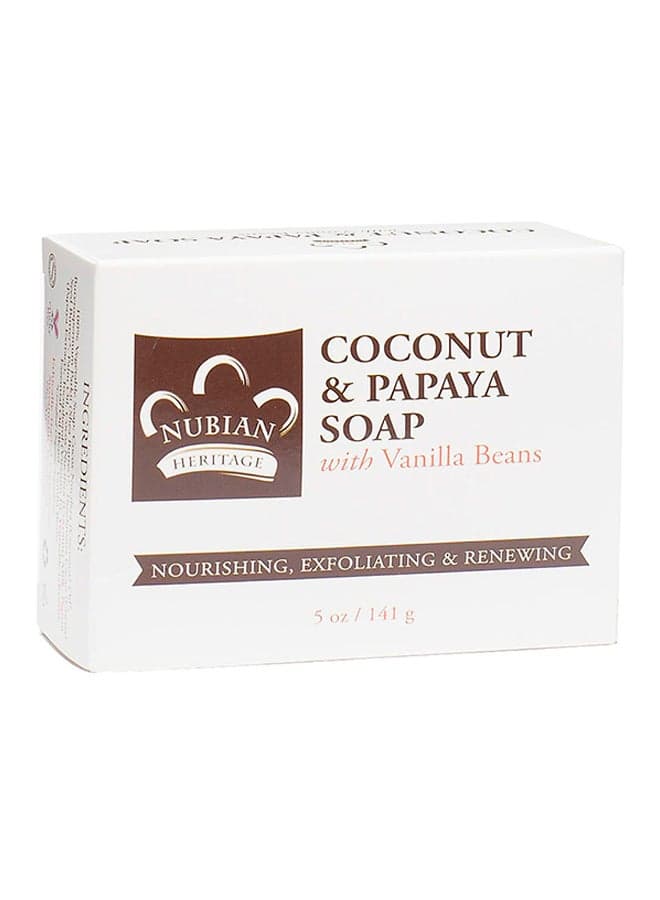 Coconut And Papaya Bar Soap White