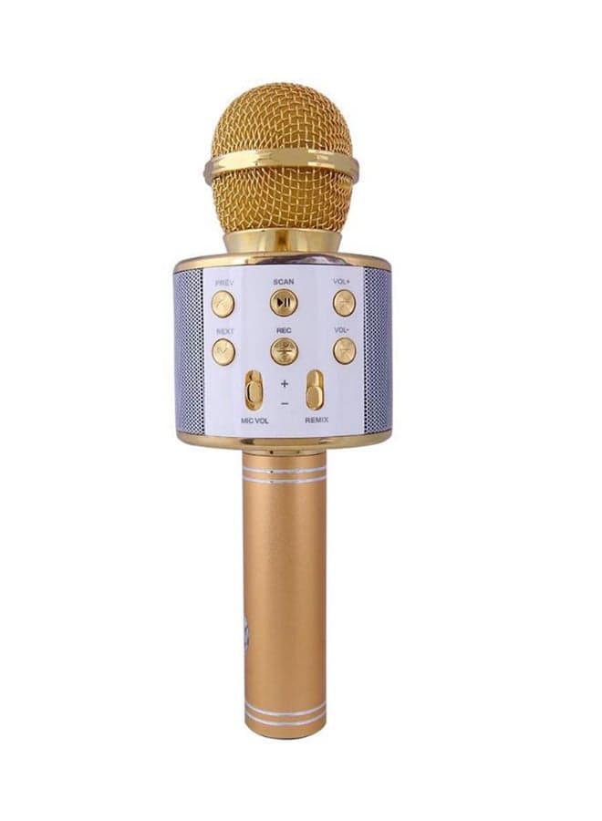 Mini Portable Handy Bluetooth Wireless Microphone ECJ0074 Gold