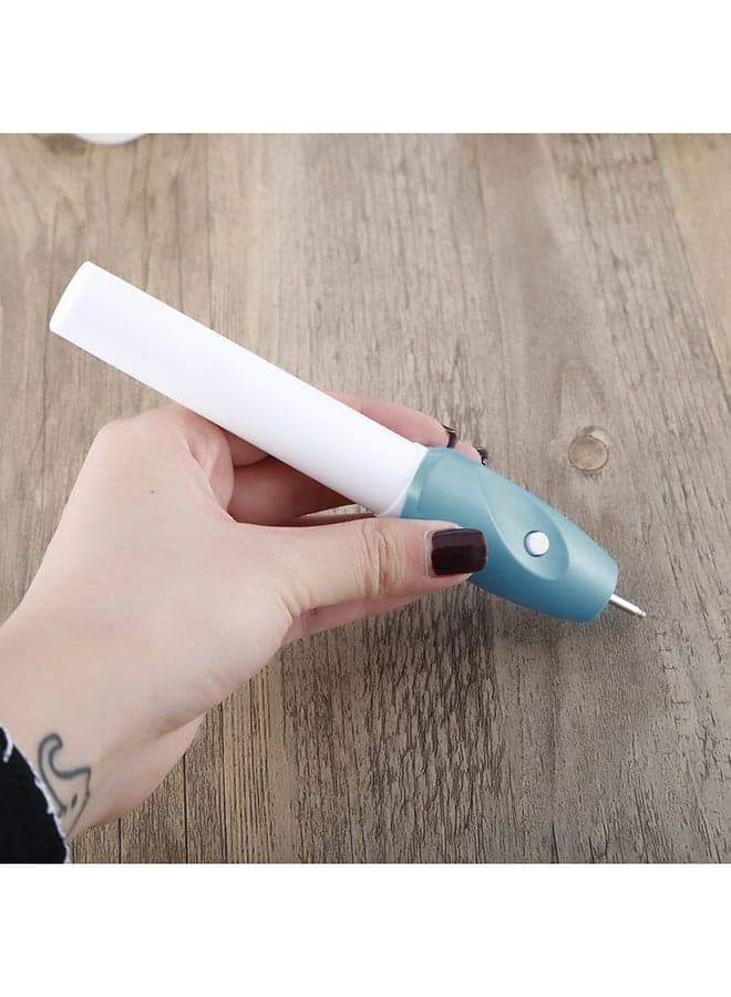 Electric Engraver Pen White/Blue