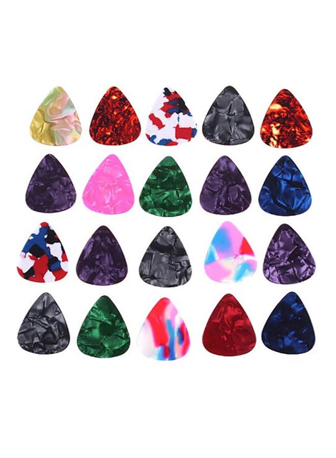 20-Piece Guitar Picks Set