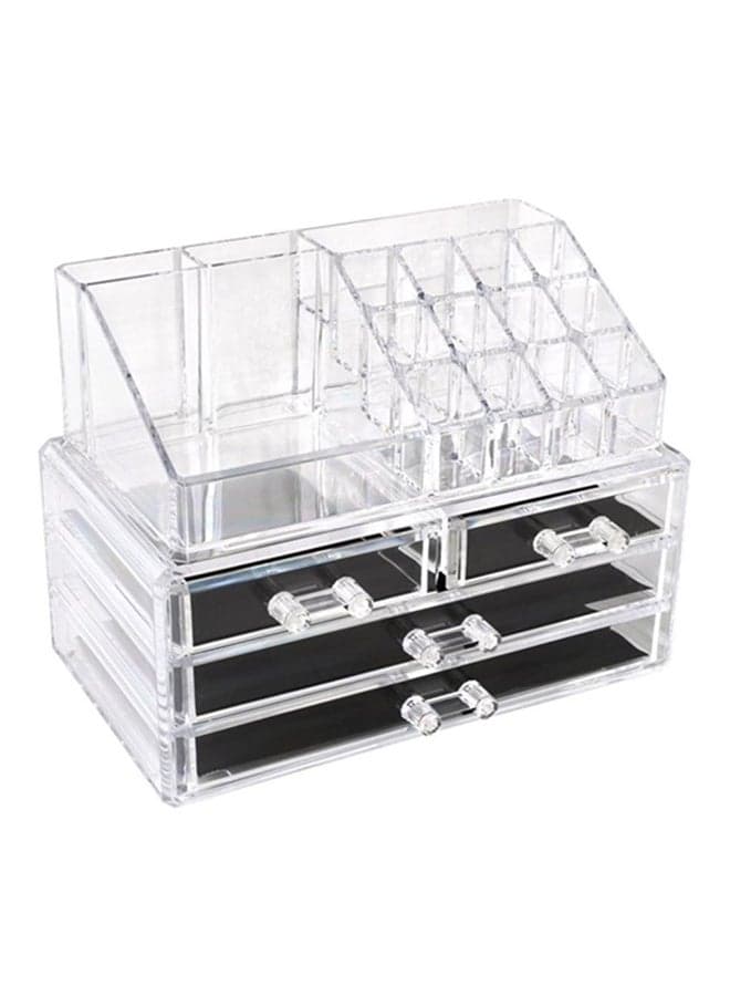 Display Cosmetic Storage Organizer Clear
