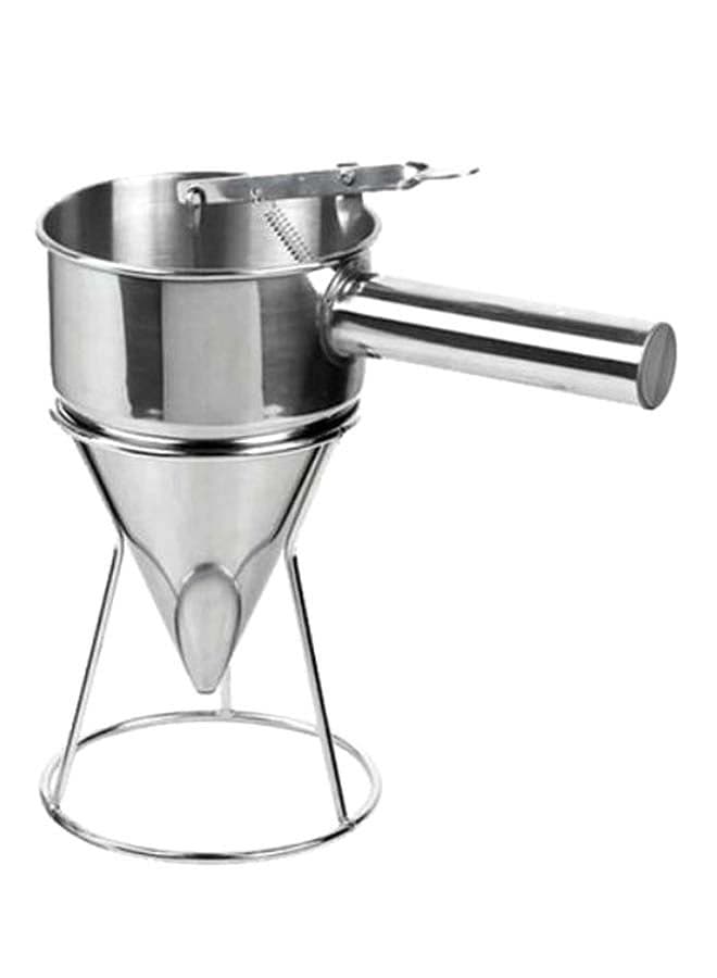 Multifunctional Pancake Batter Dispenser Silver