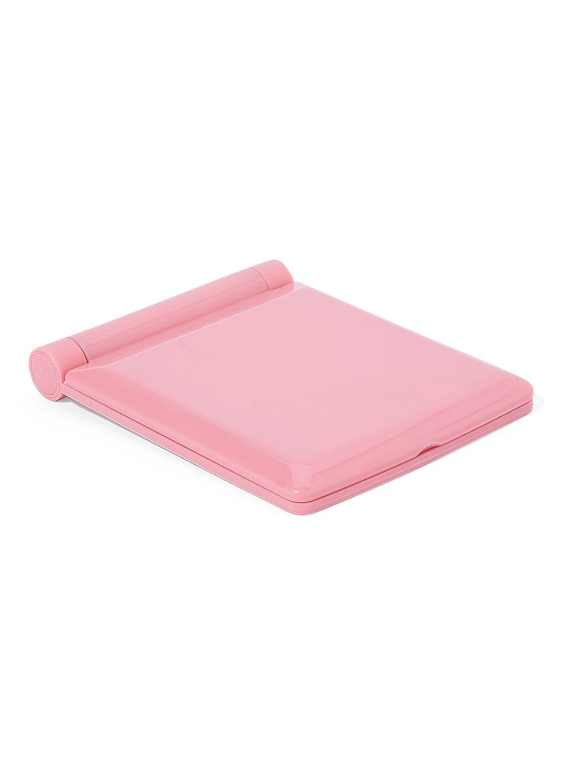 8-LED Foldable Makeup Mirror Light Pink 110x85x11mm