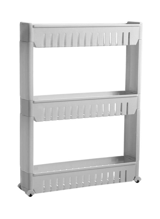 3 Layer Quilted Rack Grey 55X40X12cm