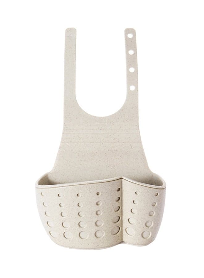 Kitchen Sink Drain Basket And Holder Beige