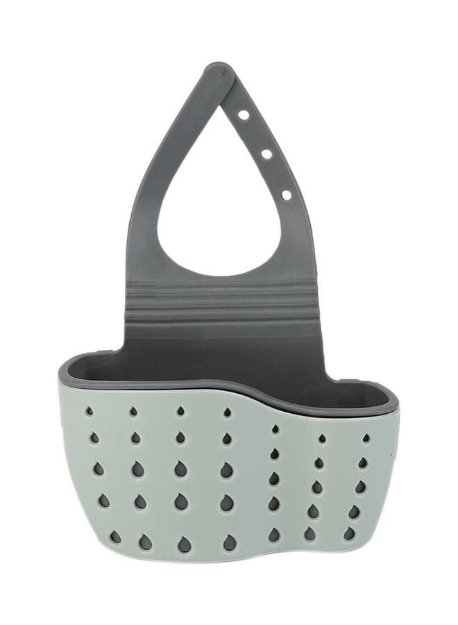 Hanging Drain Basket Sink Shelf Green/Black