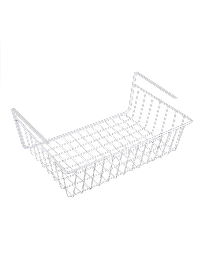 Kitchen Under Shelf Storage Organizer Rack Silver