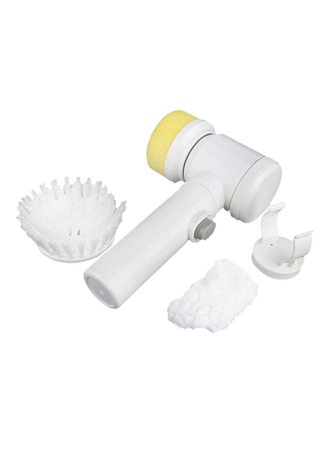 5-In-1 Electric Household Magic Brush Yellow/White