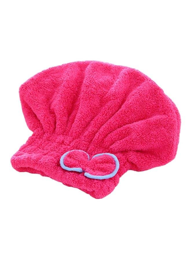 Quick Hair Drying Hat Wrap Cap Red
