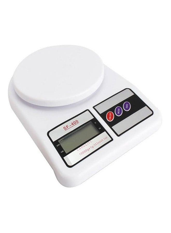 SF-400 Digital Kitchen Scale White 1kg