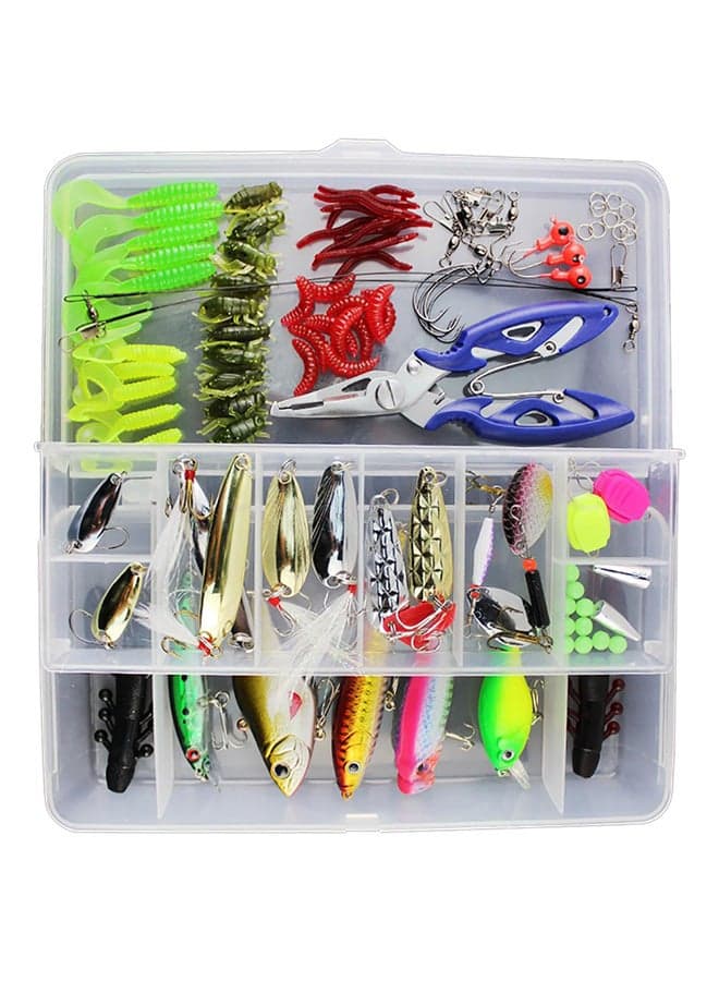 101-Piece Hard And Soft Fishing Lure Set With Tackle Box 96grams 96grams