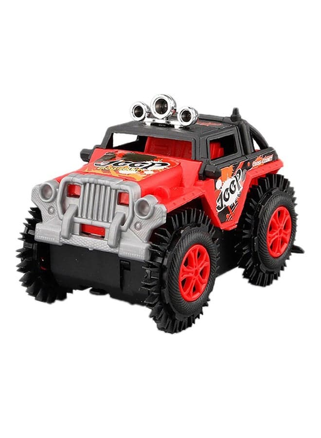Durable Premium Quality Cuddling Toy Electric Stunt Flip Zeep Car Multicolour 4.13x2.95x3.15inch