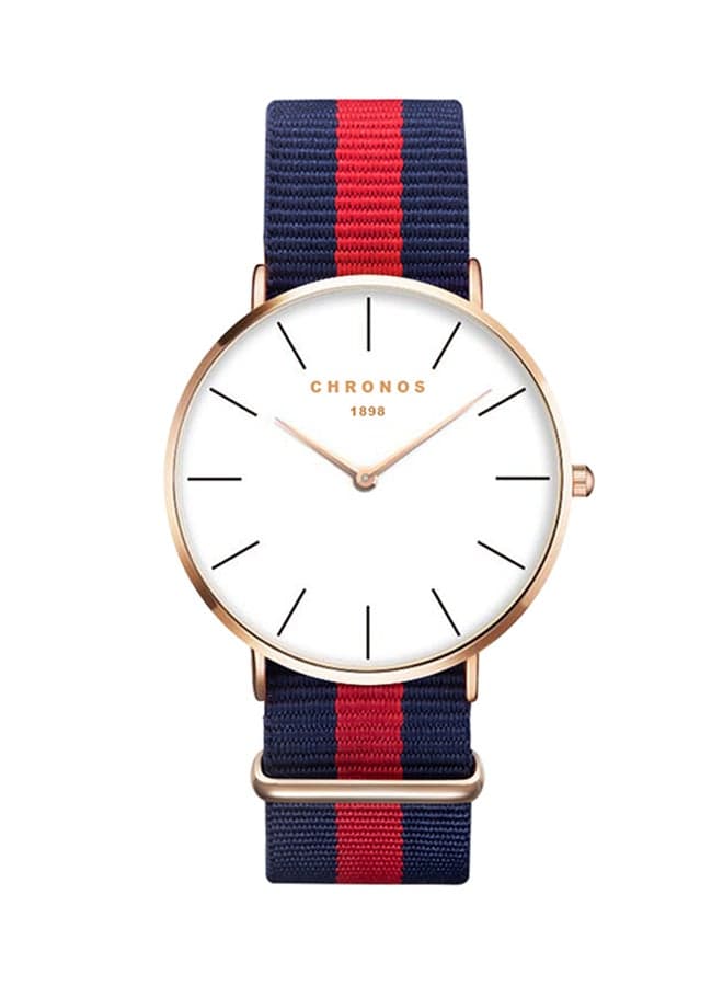 men Water Resistant Fabric Analog Watch CHR-204
