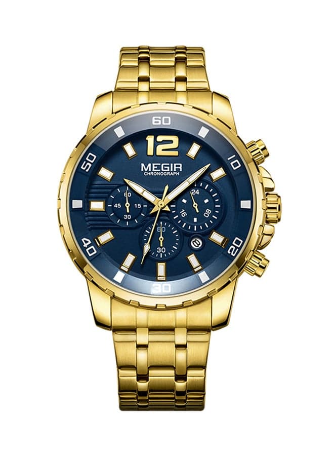men Water Resistant Stainless Steel Chronograph Watch MEGIR-1603