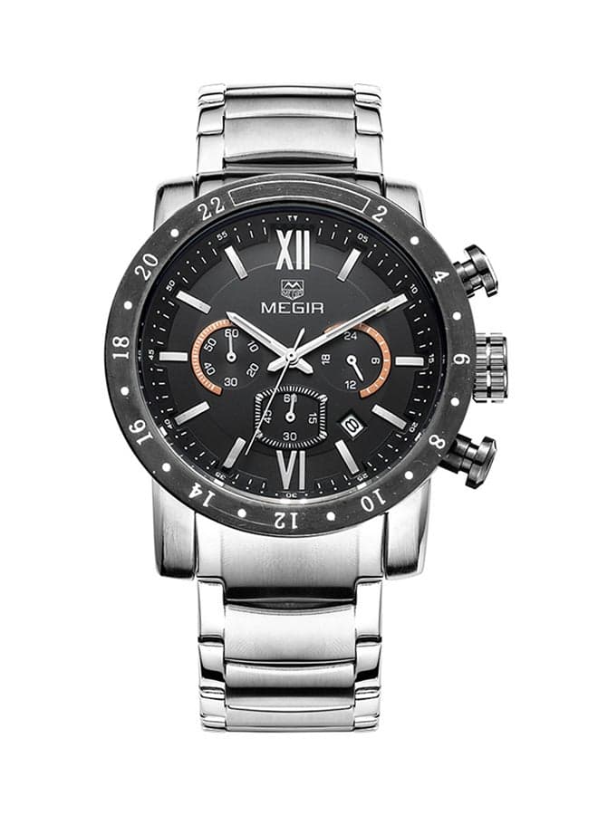 men Water Resistant Stainless Steel Chronograph Watch MEGIR-4402