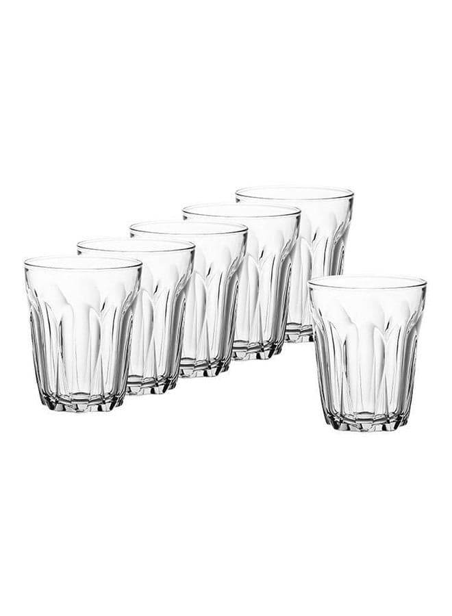 6-Piece Glass Set Clear 200ml