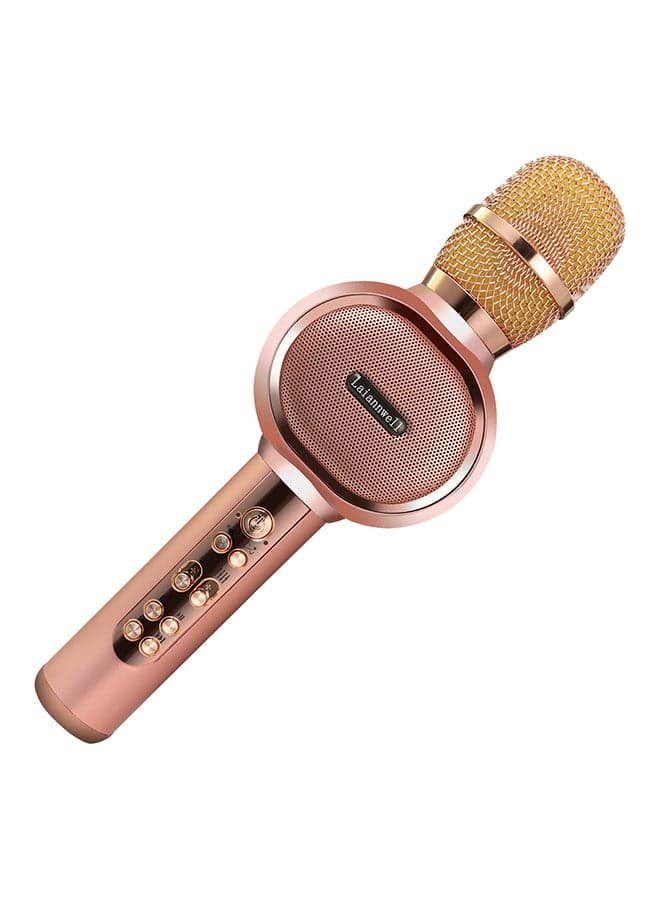 Bluetooth Karaoke Microphone With USB And Speaker MM-3 Red