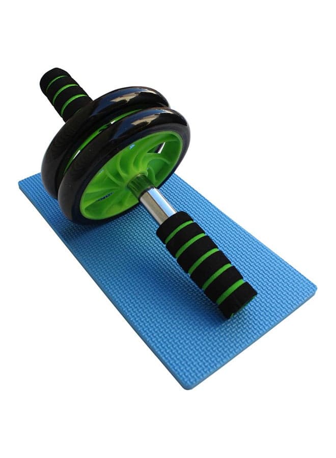 Dual Wheel Ab Roller With Mat
