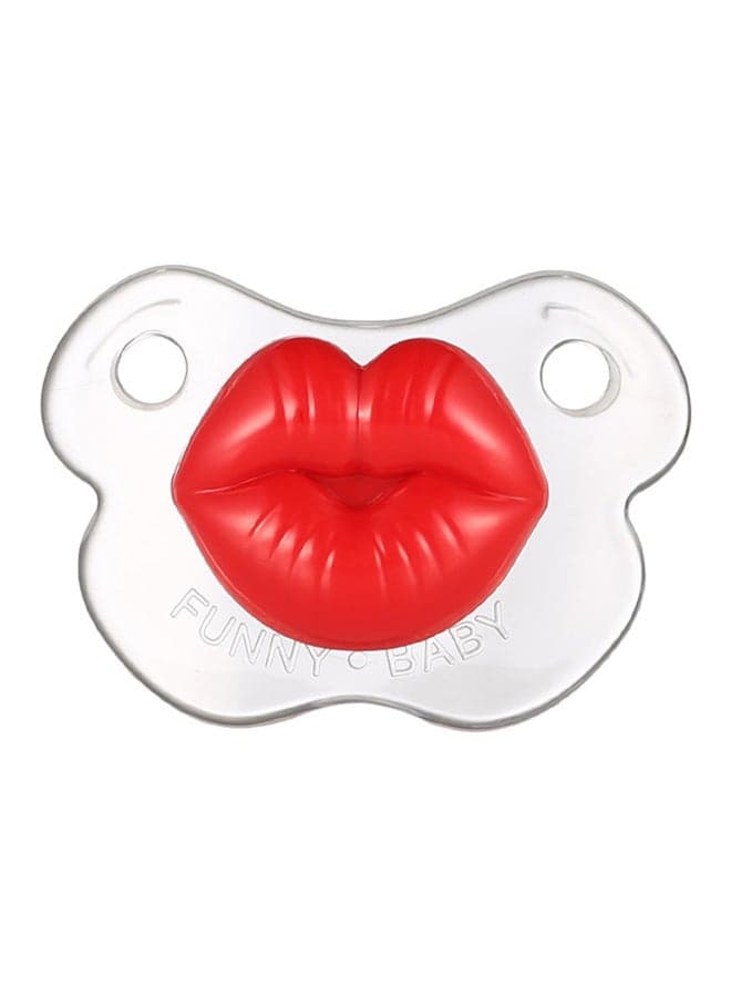 Soft Silicone BPA Free Funny Lip Pattern Soother Pacifier