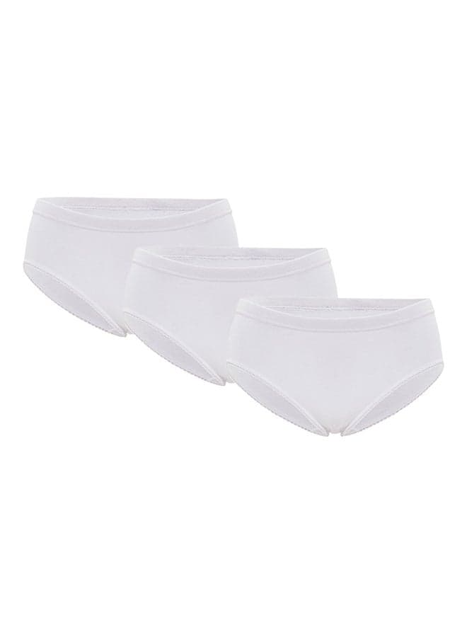 Pack Of 3 Cotton Briefs BY1701LW White