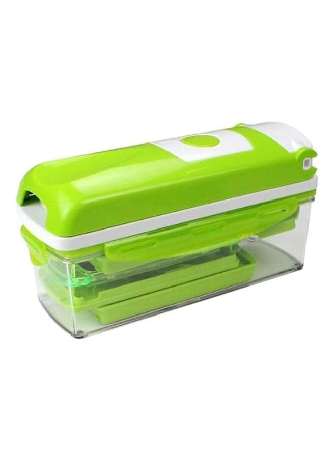 Fruit And Vegetable Slicer Green/White/Clear