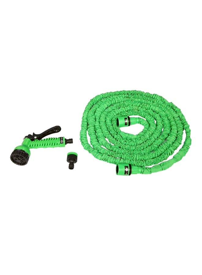 Expandable Magic Garden Hose With Sprayer Nozzle Green 15meter