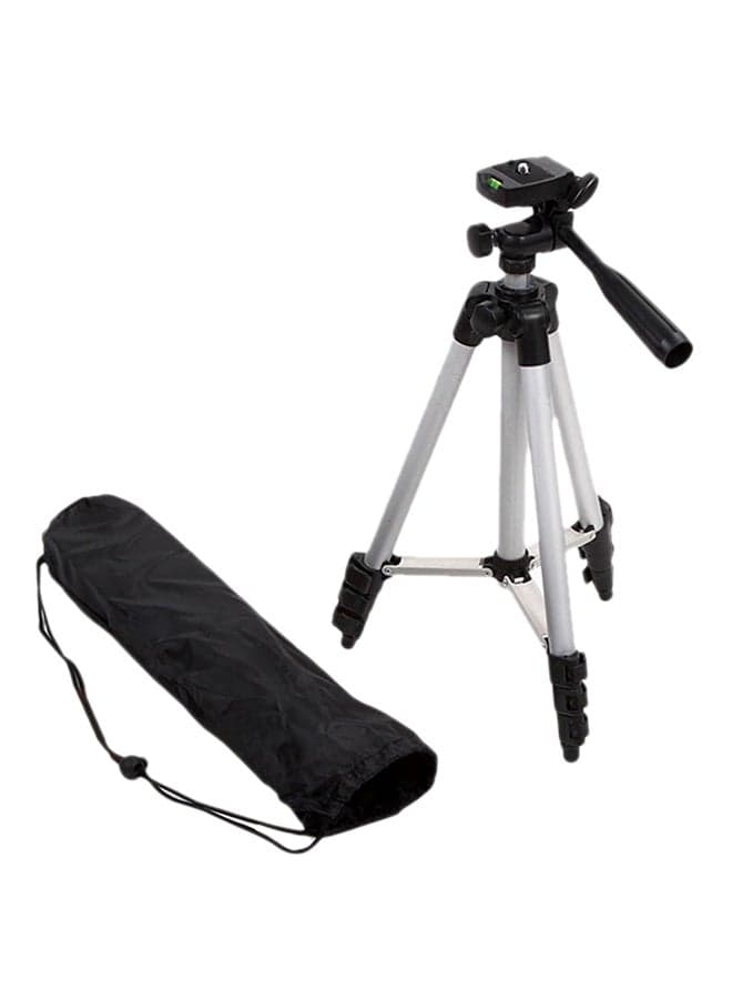 Tripod Stand With Bag For Canon, Nikon DSLR Camera Black/Silver