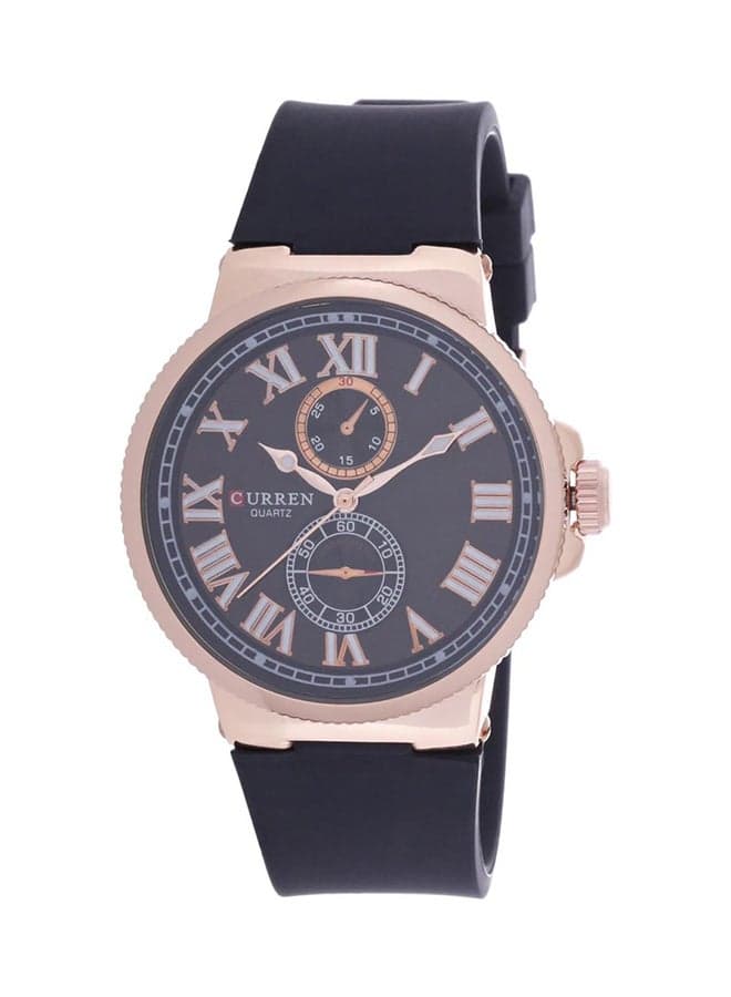 Men's Rubber Analog Watch WT-CU-8160#D2
