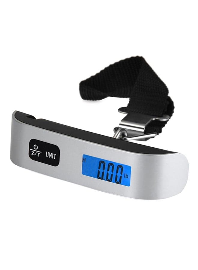 Digital Weighing Device For luggage Silver/Black 0.171kg
