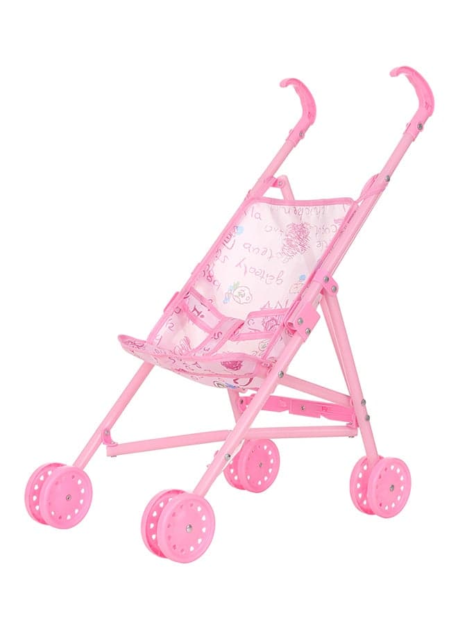 Mini Stroller With Doll Set 10inch