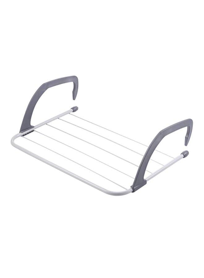 Multi-Functional Clothes Dryer Hanger White/Grey 540grams