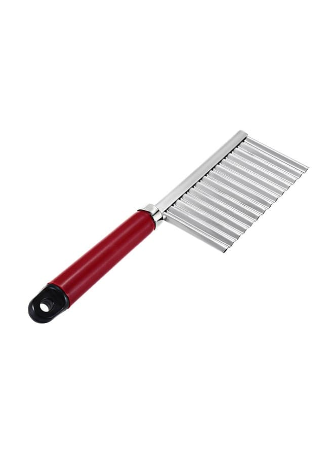 Stainless Steel Potato Shredder Silver/Red 22x6x2cm