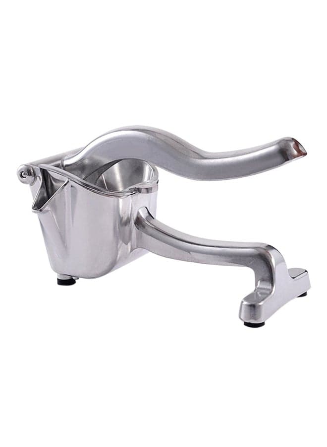 Heavy Duty Single Press Lemon Squeezer Silver 25cm