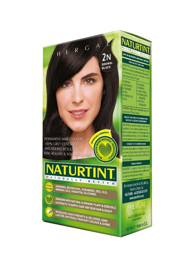 Permanent Hair Colour 2N-Black Brown 165ml