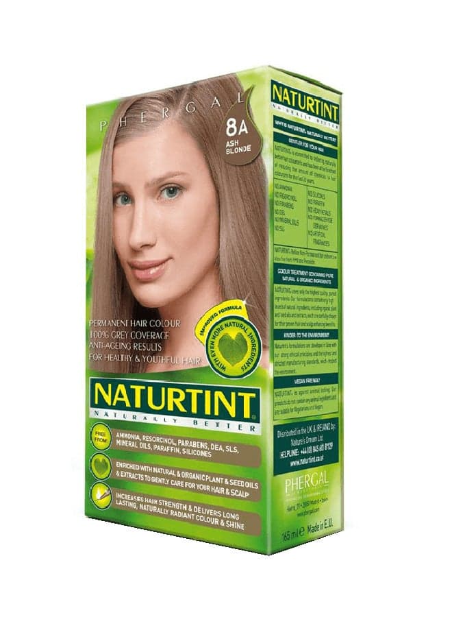 Permanent Hair Colour 8A-Ash Blonde 165ml