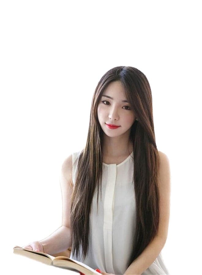 Long Hair Wig Brown 400grams