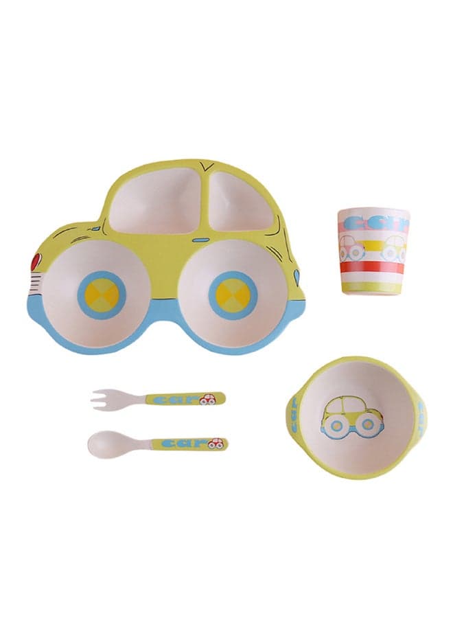 5-Piece Car Shaped Dinnerware Set