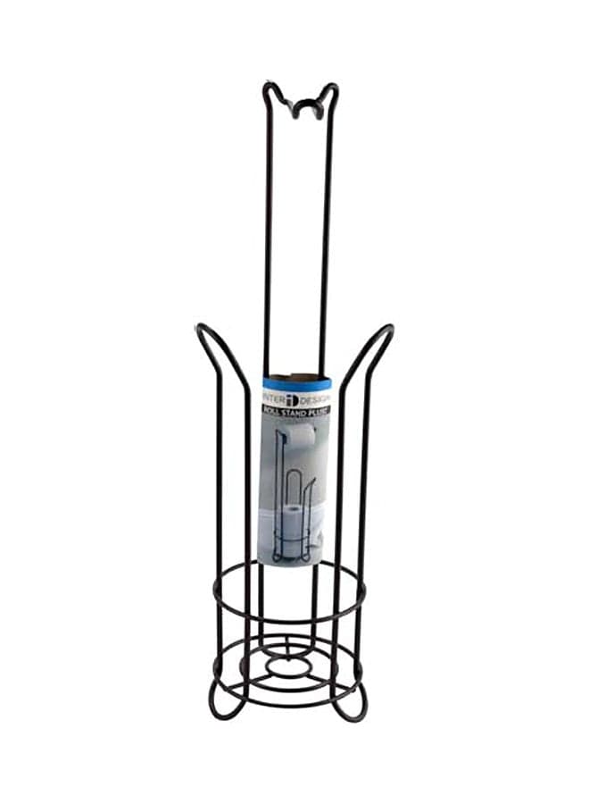 Classico Toilet Tissue Roll Stand Black