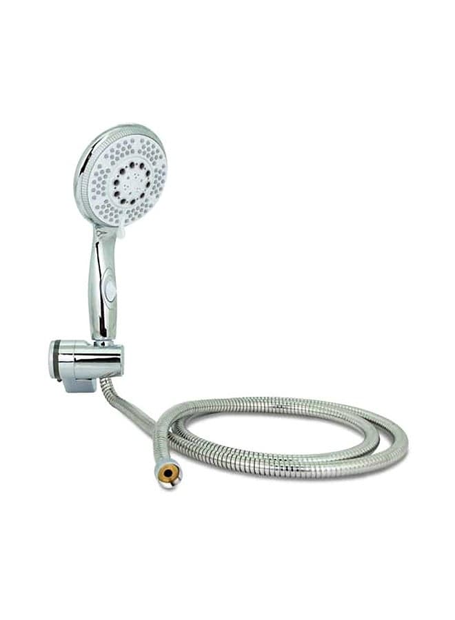 6 Functions Ibiza Shower Kit Silver 1.5meter