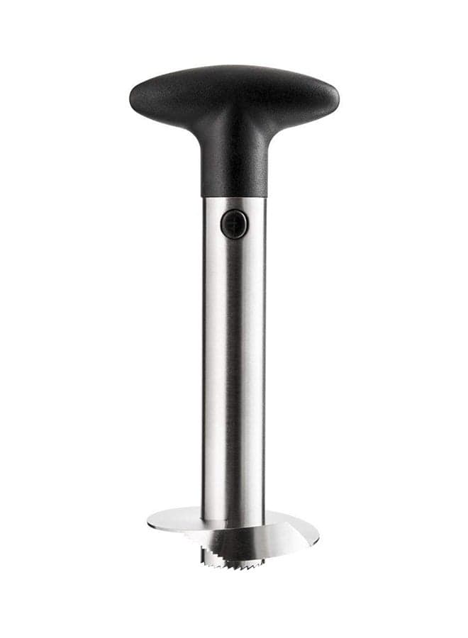Metal Pineapple Cutter Silver/Black