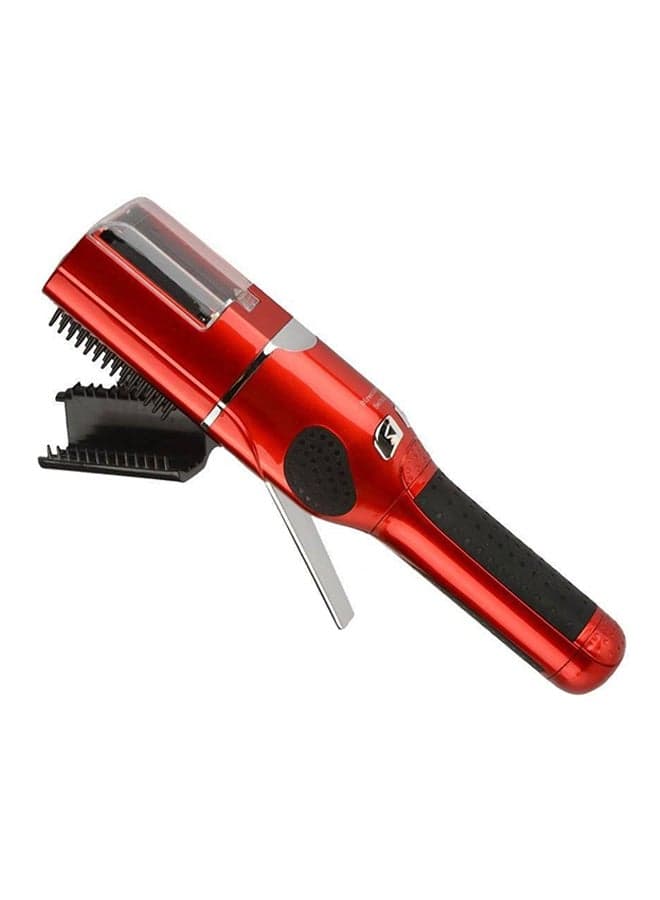 Electric Cordless Damaged Hair Ends Remover Comb Red