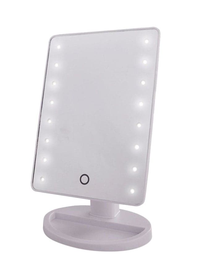 Makeup Mirror With LED Lights Multicolour 22x16cm
