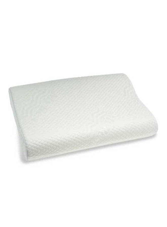 Memory Foam Contour Pillow Off White 60X40X12cm