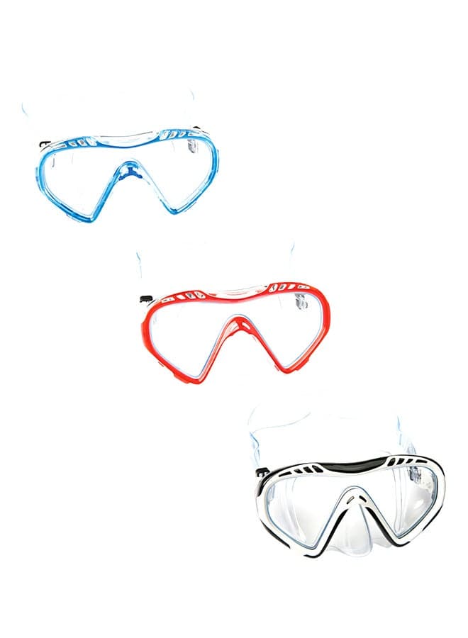 1-Piece Hydro Swim Clear Sea Mask Multicolour