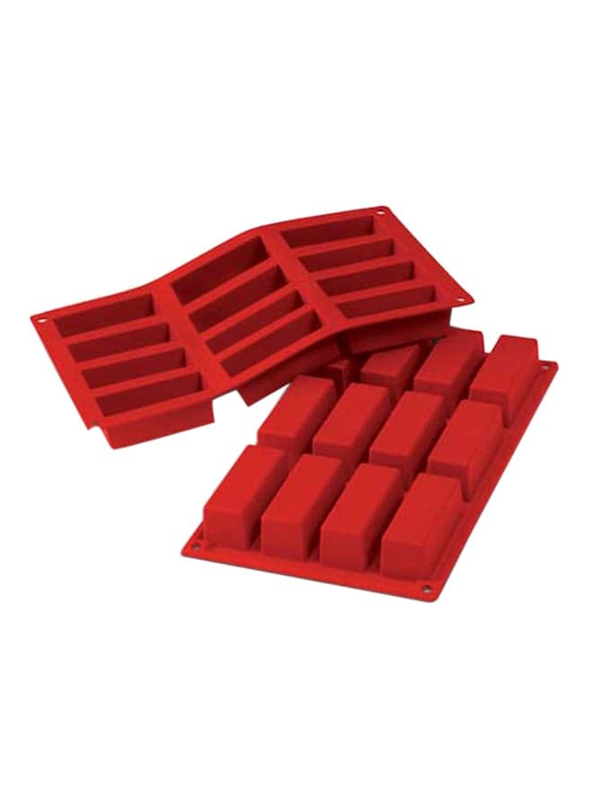 Silicone Cake Mould Red 175 x 30 x 350 MM