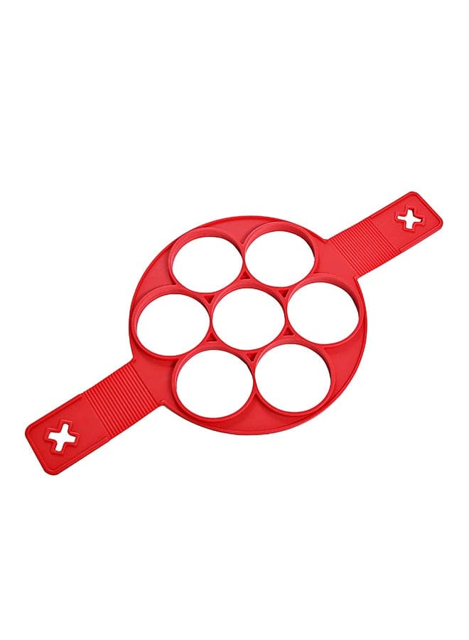 2-Piece New Pie Egg Ring Cake Maker Red