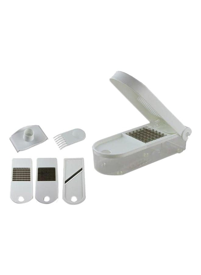 5-In-1 Multifunction Vegetables Slicer White/Silver
