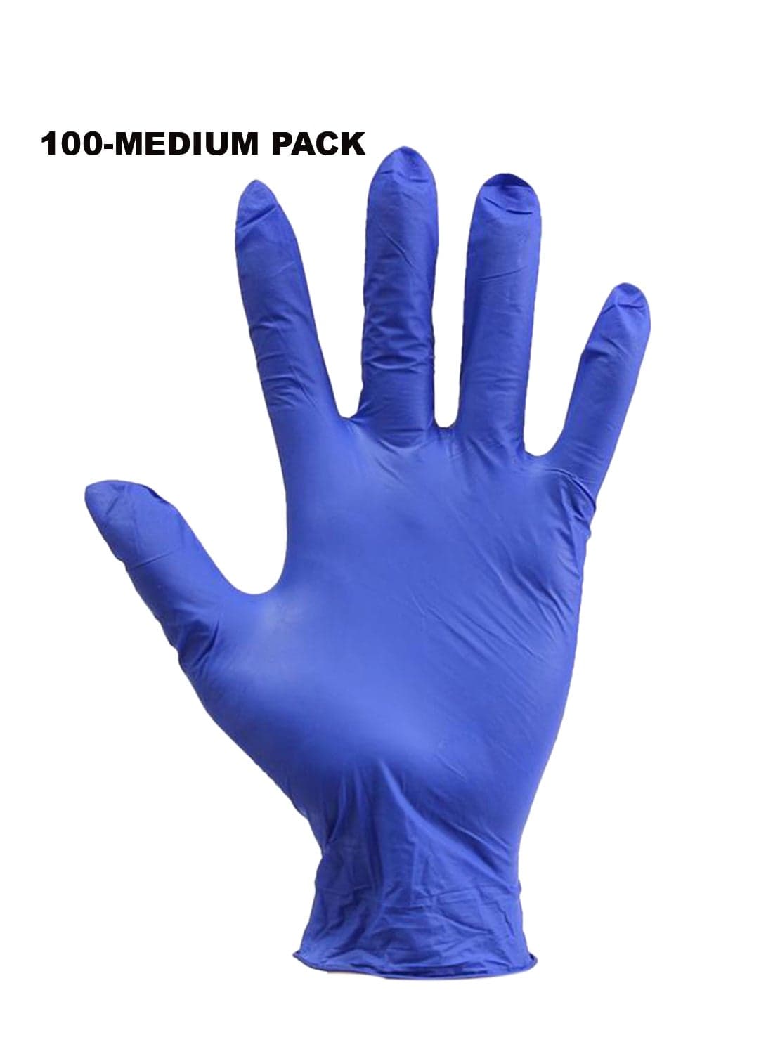 100-Piece Medical Grade Nitrile Examination Gloves Blue M