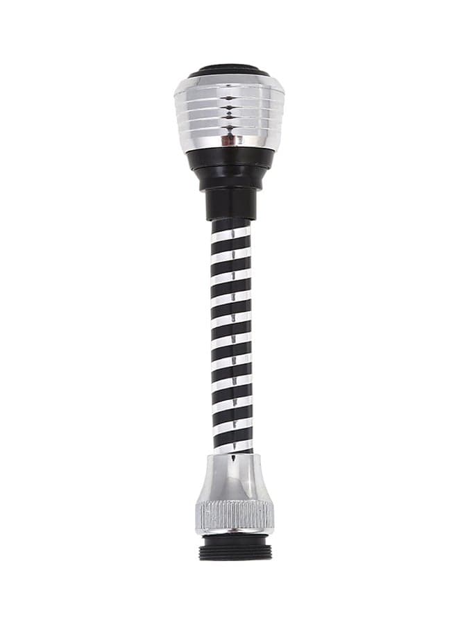 Faucet Head Black/Silver 6inch