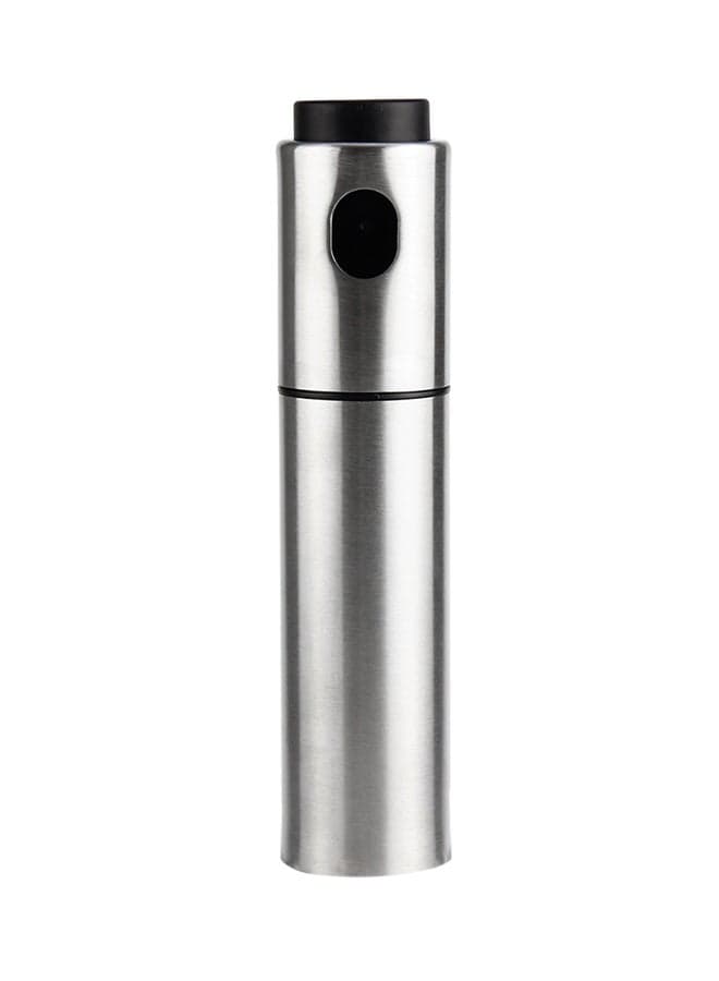 Olive Oil Spraying Bottle Silver/Black 18.5x4.5x4.3cm
